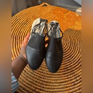 Avellino Paris .C Two-Tone Black and Cream Loafers